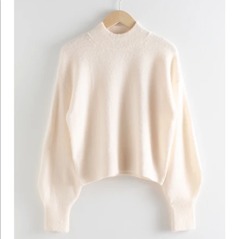 & Other Stories Mock Neck Sweater